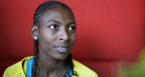 Abeba Aregawi vann tävlingen på 1500 meter i Diamond League i Rom.
Foto: Björn Larsson Rosvall/Scanpix.