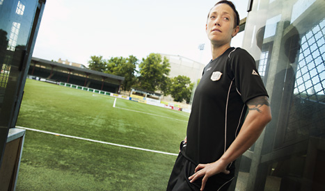 Therese Sjögran var den största överraskningen i Sveriges trupp till fotbolls-EM. Foto: Ola Torkelsson7Scanpix.
