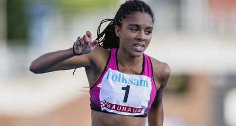 Irene Ekelund vann Sveriges första VM-guld i sprintlöpning.
Foto: Christin Olsson/Scanpix.