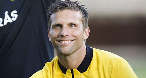 Anders Svensson spelar i Elfsborg. Laget får spela vidare i Europa League. Foto: Björn Olsson/Scanpix. 