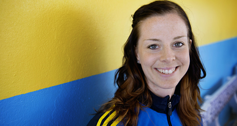 Lotta Schelin är Europas näst bästa fotbollsspelare. Foto: Jessica Gow/Scanpix.