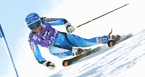 Maria Pietilä Holmner var bäst av svenskorna i helgens tävling. 
Foto: Allesandro Trovati/Scanpix.