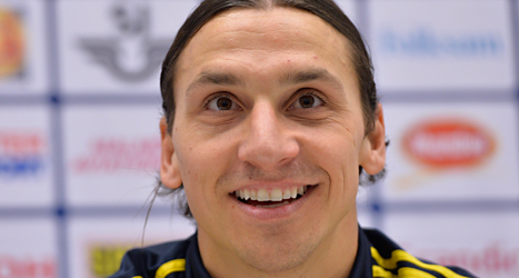 Zlatan är årets man i Frankrike. Foto: Anders Wiklund/TT.