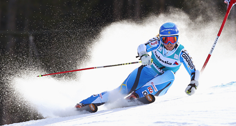 Jessica Lindell Vikarby vann helgens storslalom i Beaver Creek. Foto: 
Alessandro Trovati/TT.