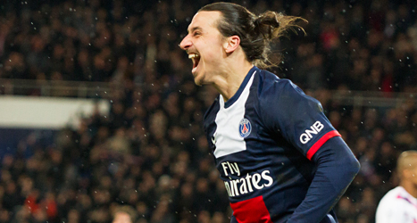 Zlatan Ibrahimovic blev hjälte igen. Foto: Jacques Brinon/TT