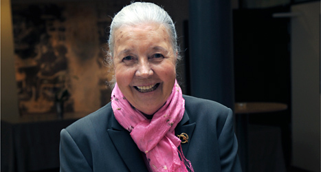 Alice Babs. Bilden är från 2008. Foto: Fredrik Sandberg / TT