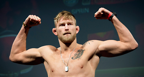 Alexander Gustafsson vann i helgen. Foto: Jessica Gow/TT.