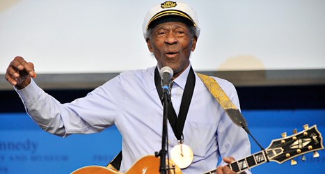 Rockmusikern Chuck Berry får Polarpriset. Foto: Josh Reynolds/TT