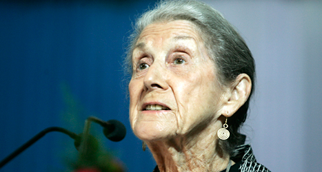 Nadine Gordimer. Foto: Bikas Das /TT