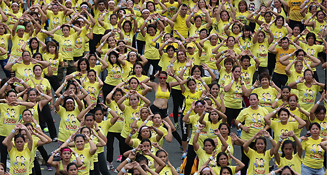 De dansar zumba