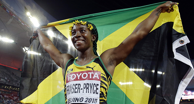 Shelly-Ann Fraser-Pryce .