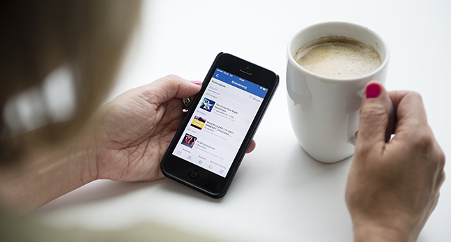 Mobil med Facebook