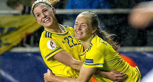 Olivia Schough och Magdalena Ericsson