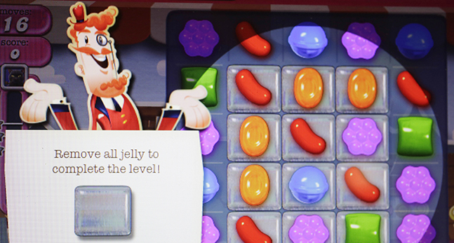 spelet Candy Crush.