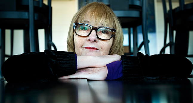 Porträtt på Bodil Malmsten
