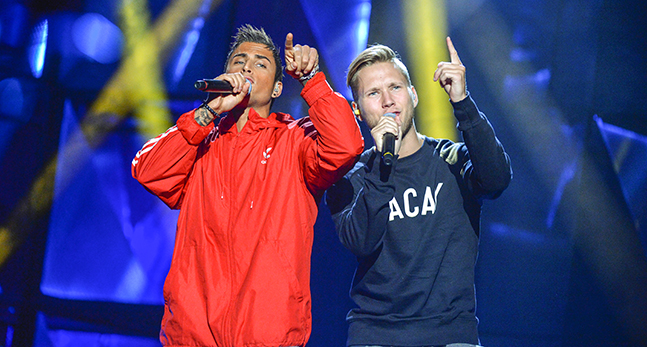 Samir och Viktor.