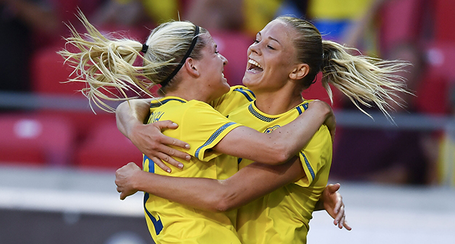 Olivia Schough och Fridolina Rolfö