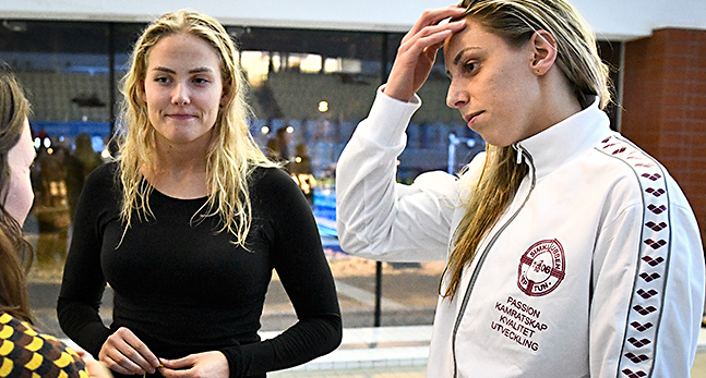 Michelle Coleman och Jennie Johansson