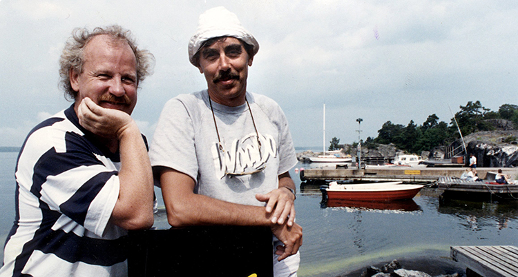 Jon Skolmen och Lasse Åberg