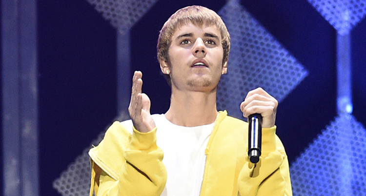 Justin Bieber på scen