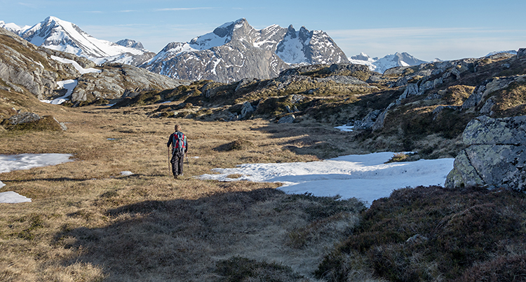 En vandrare i fjällen