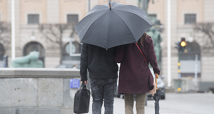 par på promenad