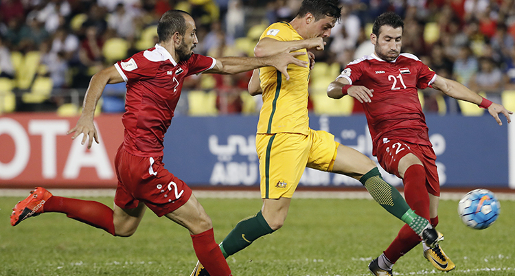 Syrien spelade oavgjort mot Australien