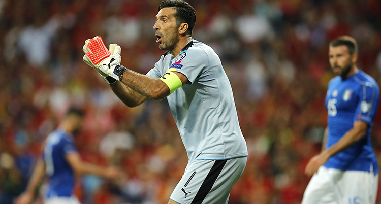 Italiens målvakt Gianluigi Buffon