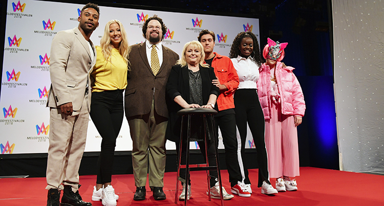 Artister från Melodifestivalen 2018.