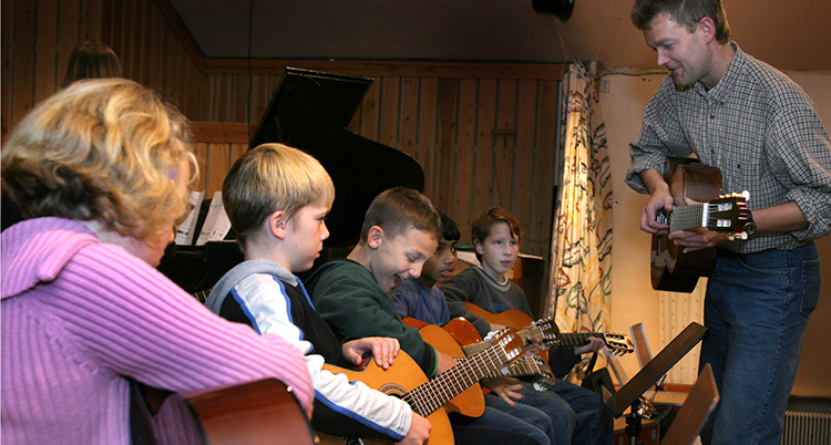 Barn i Kulturskolan i Ockelbo