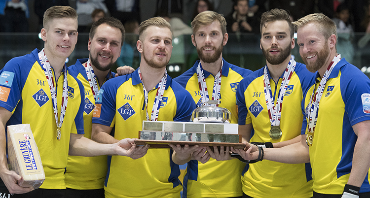 Det svenska herrlaget vann EM-guld