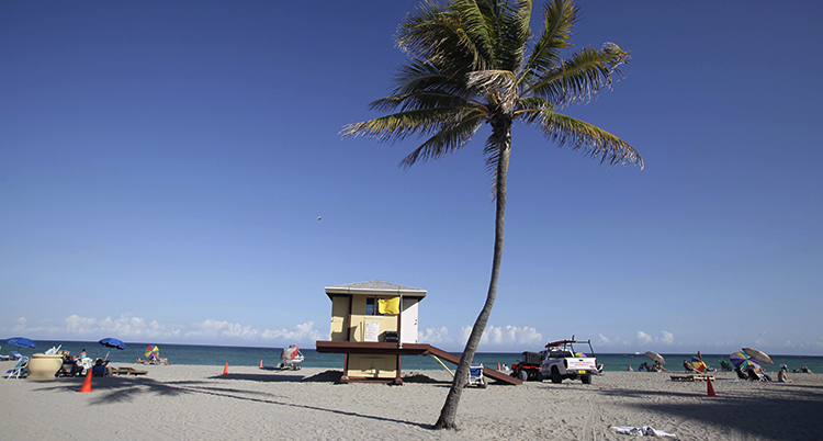 En strand i Florida