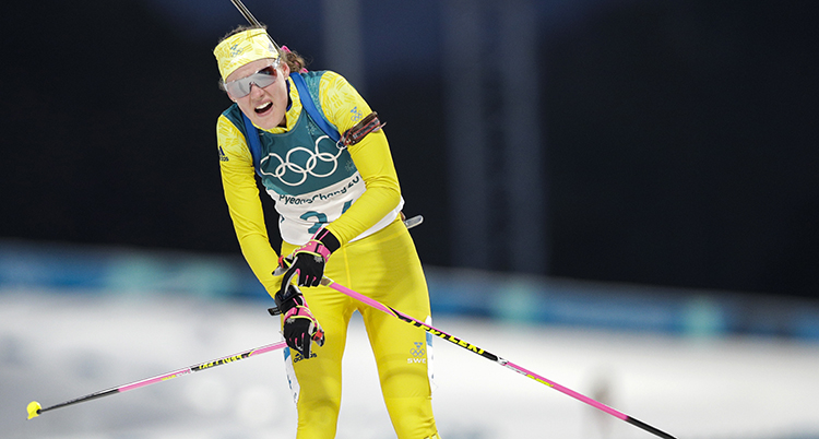 Hanna Öberg åker i mål
