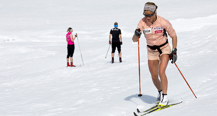 Therese Johaug tränar
