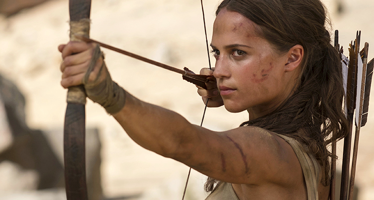 Alicia Vikander som Lara Croft