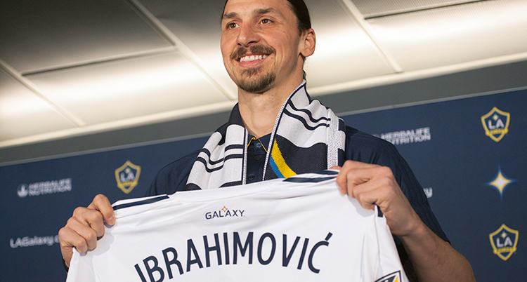 Zlatan spelar nu för LA Galaxy