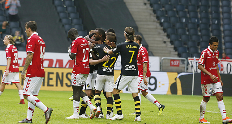 AIK firar målet mot Kalmar