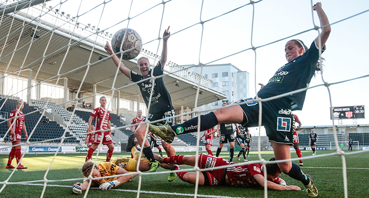 Linköping i en match i allsvenskan