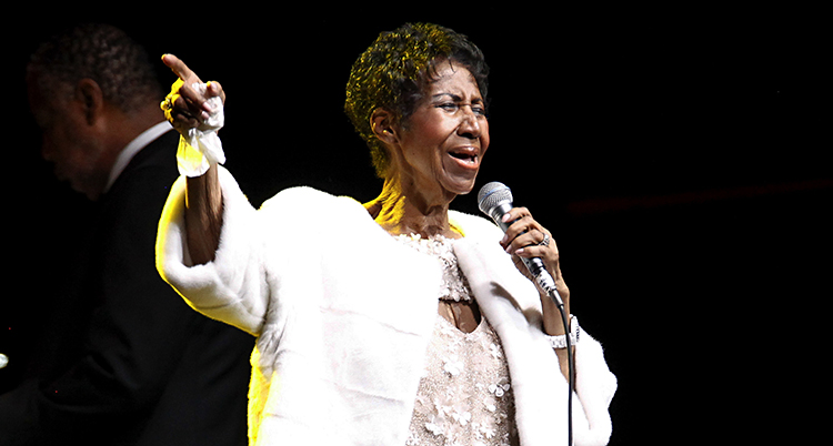 Aretha Franklin på scen