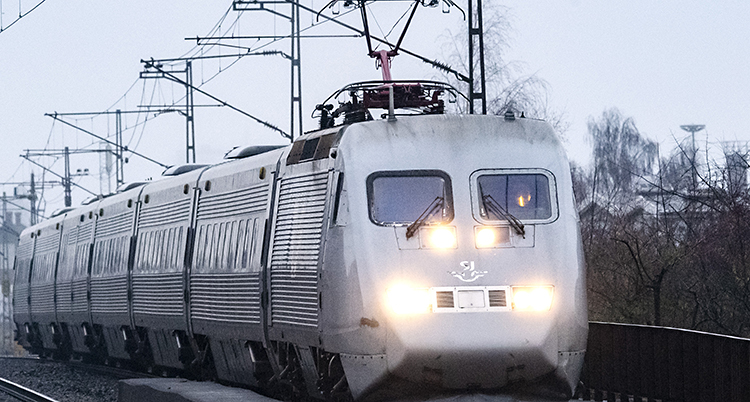 Många tåg är sena.