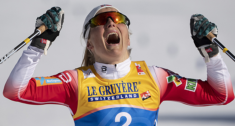 Therese Johaug vann överlägset.