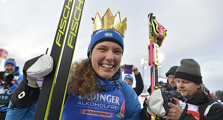 Skidskytten Hanna Öberg.
