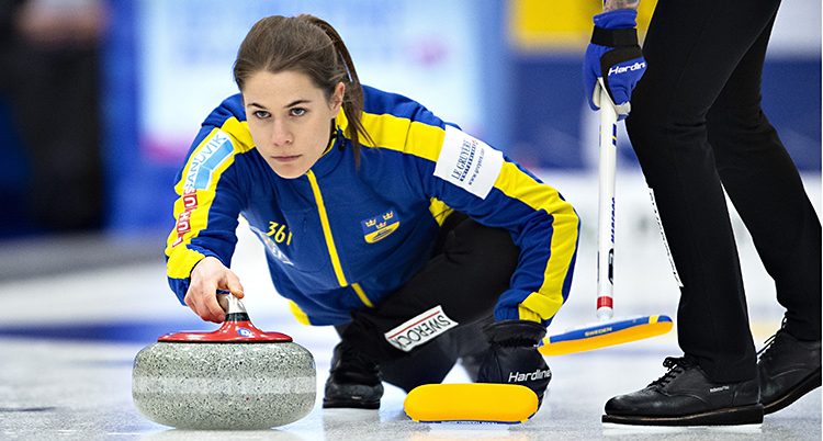 Anna Hasselborg i Sveriges lag.
