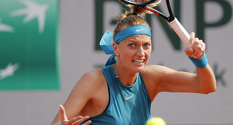 Petra Kvitova spelar tennis igen
