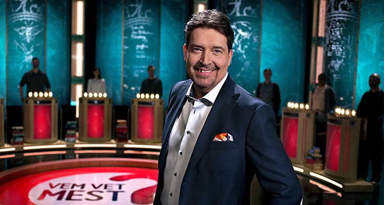 Johan Wester i programmet Vem vet mest.