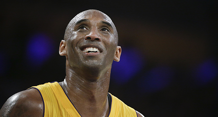 En bild på Kobe Bryant från 2016.