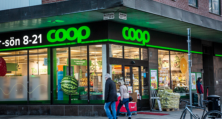 En bild på en Coop-butik