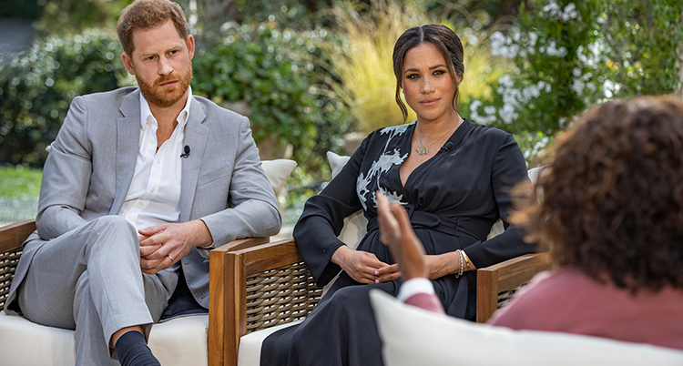 Harry och Meghan under intervjun.