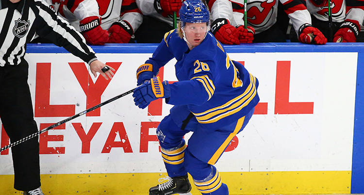 Ishockeyspelaren Rasmus Dahlin.