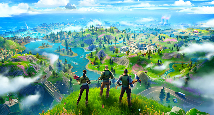 Bild från spelet Fortnite.